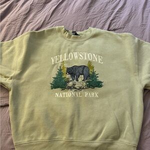 Forever 21 Light Green Sweatshirt